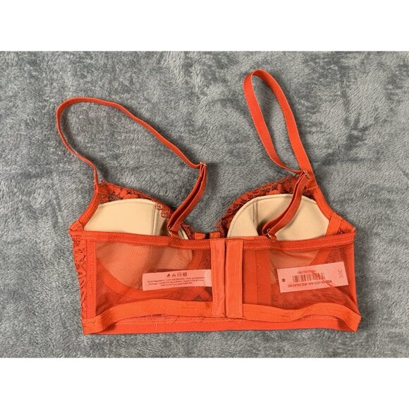 Adore Me Underwire Bra Size 30C Red and White (lot of 2) - Picture 7 of 9